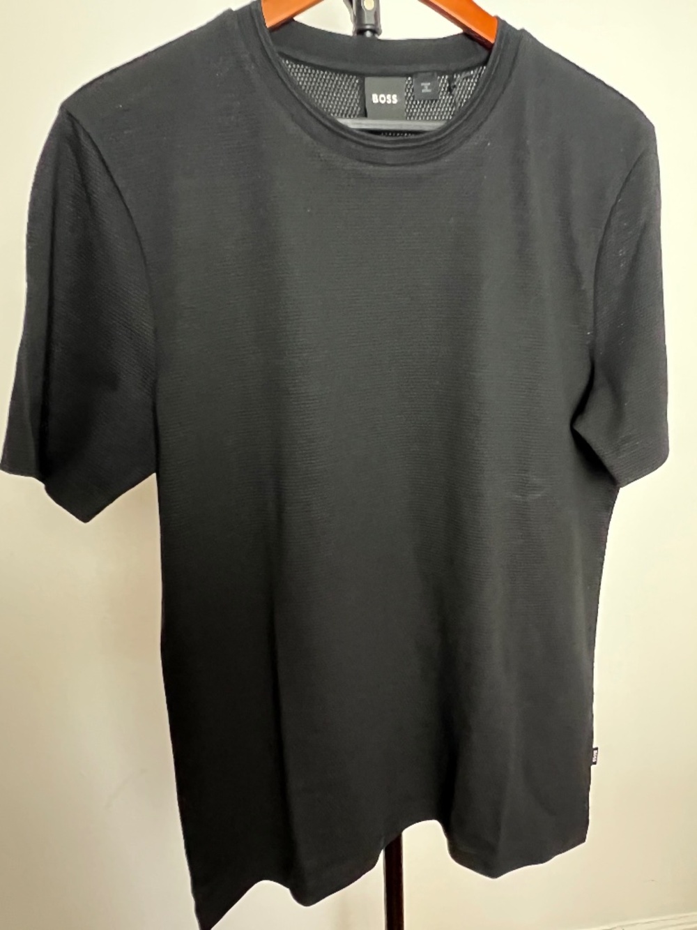 Hugo Boss Tiburt Regular Fit Textured Short Sleeve Tee *Brand New*